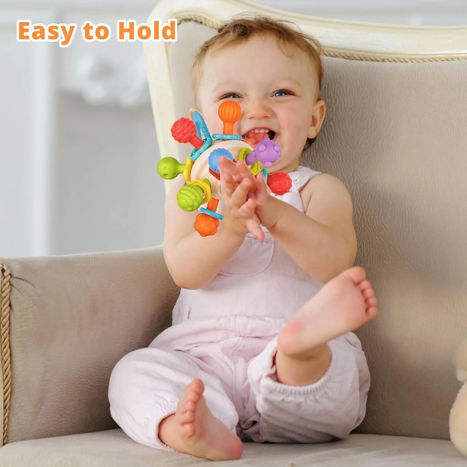 Sensory Teething Toys for Infants 0-12 Months