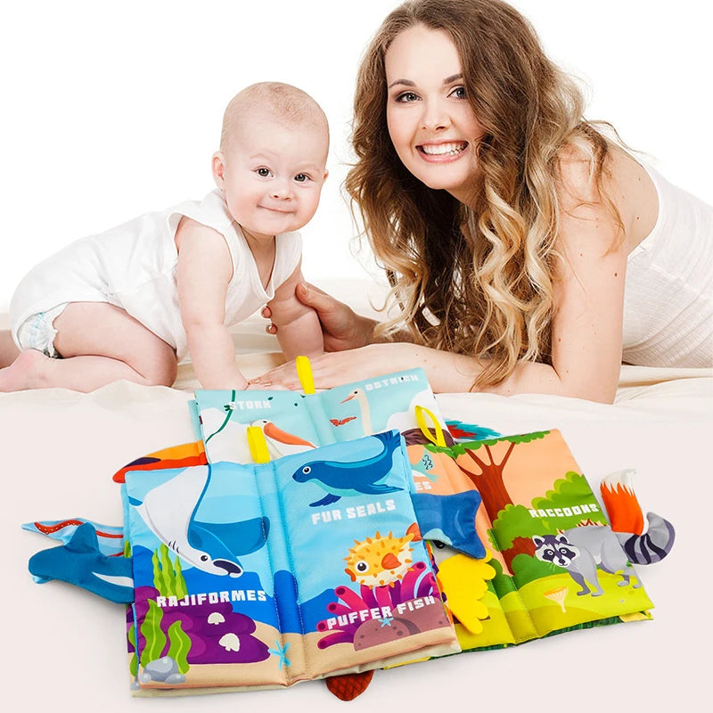 Soft Crinkle Baby Books for Infants 0-18 Months