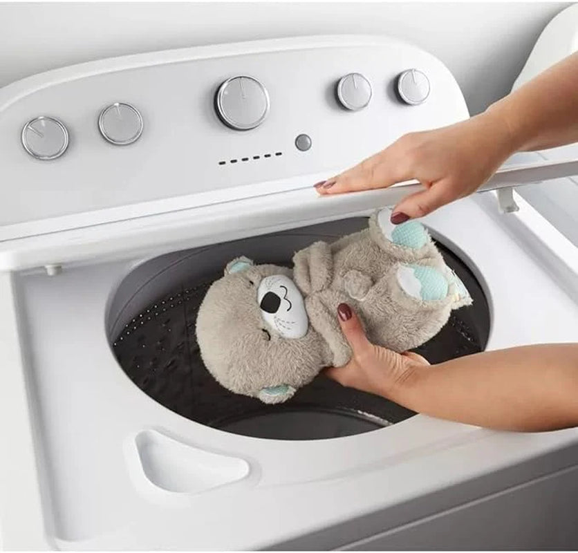 Fisher-Price Soothe 'N Snuggle Otter – Plush Baby Sound Machine with Music, Lights & Rhythmic Breathing for Sleep and Sensory Comfort