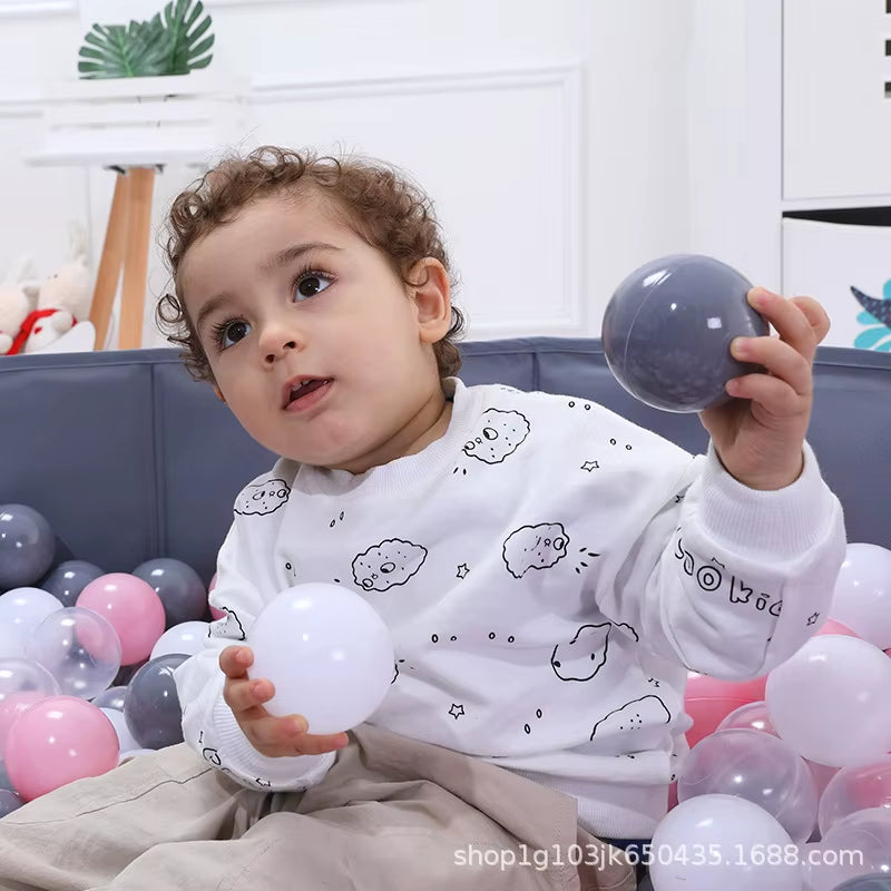 Foldable Baby Ball Pit Playpen – Indoor Ocean Ball Pool for Infants & Toddlers, Birthday & Holiday Gift Idea