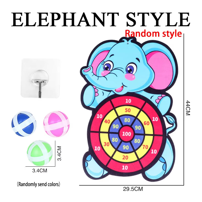 Montessori Dart Board Game for Kids – Indoor & Outdoor Sticky Ball Target Toy for Children Ages 4–6