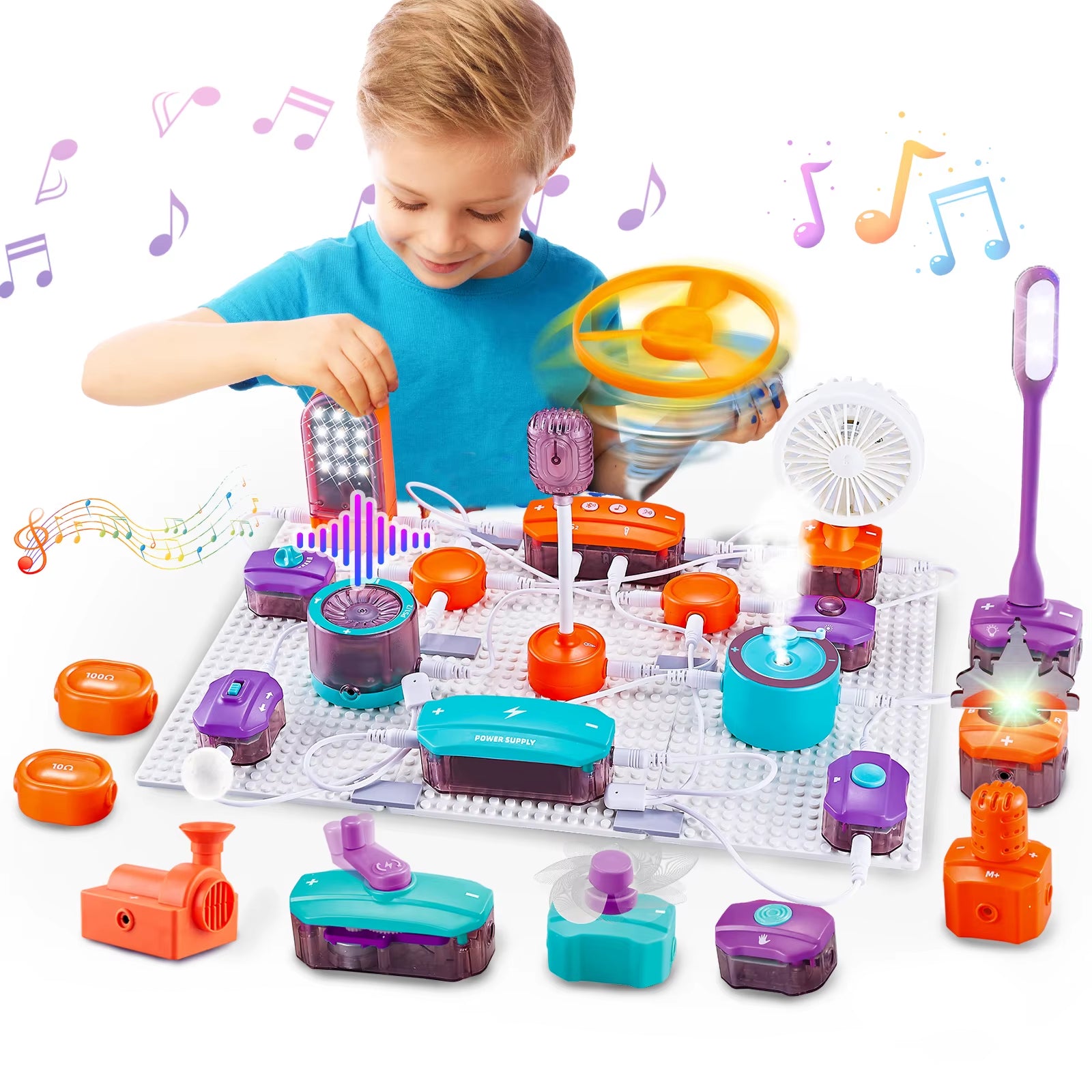 VATOS Science Circuit Kit for Kids – 150+ DIY Electronics Projects Educational STEM Toy for Ages 6+