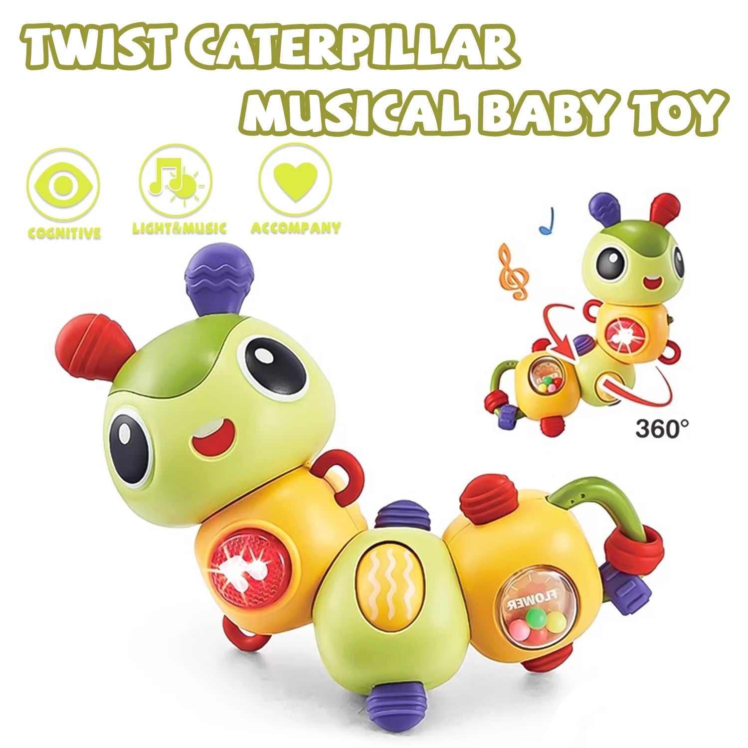Musical Educational Toys for Toddlers 1-3 Years