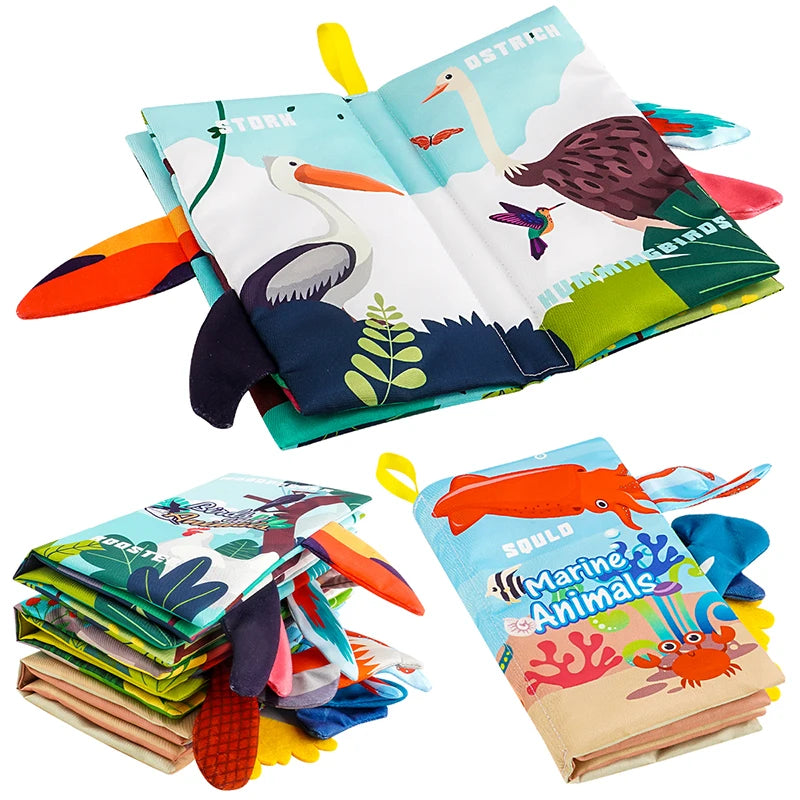 Soft Crinkle Baby Books for Infants 0-18 Months