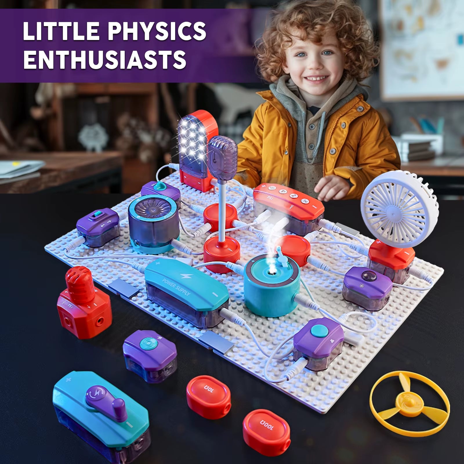 VATOS Science Circuit Kit for Kids – 150+ DIY Electronics Projects Educational STEM Toy for Ages 6+