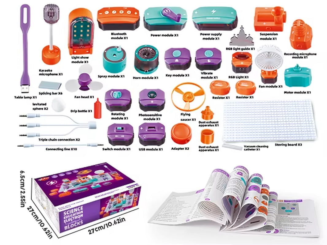VATOS Science Circuit Kit for Kids – 150+ DIY Electronics Projects Educational STEM Toy for Ages 6+