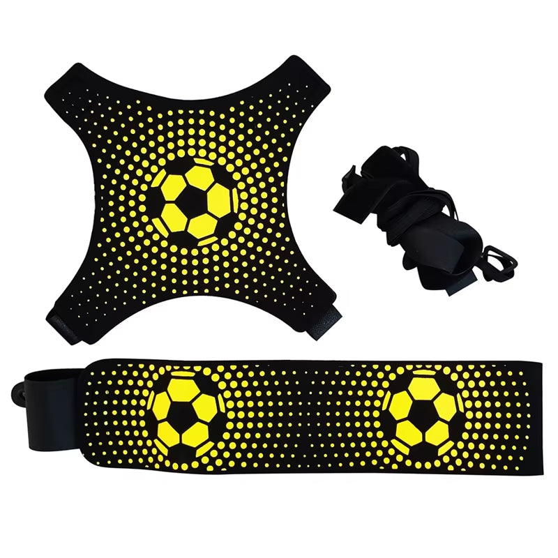 Elastic Kick Trainer Ball with Strap – Outdoor Football Training Aid for Kids & Adults, Improve Coordination & Ball Control