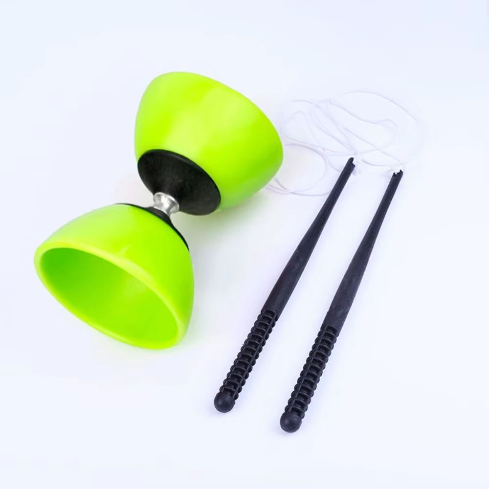 Soft Leather Chinese Diabolo Yo-Yo Toy – Sensory Training & Outdoor Play