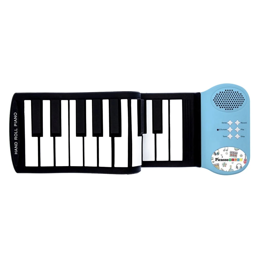 PicassoTiles 49-Key Roll-Up Piano Keyboard for Kids