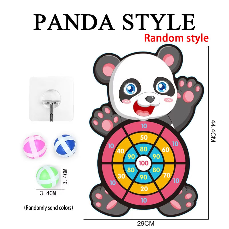 Montessori Dart Board Game for Kids – Indoor & Outdoor Sticky Ball Target Toy for Children Ages 4–6