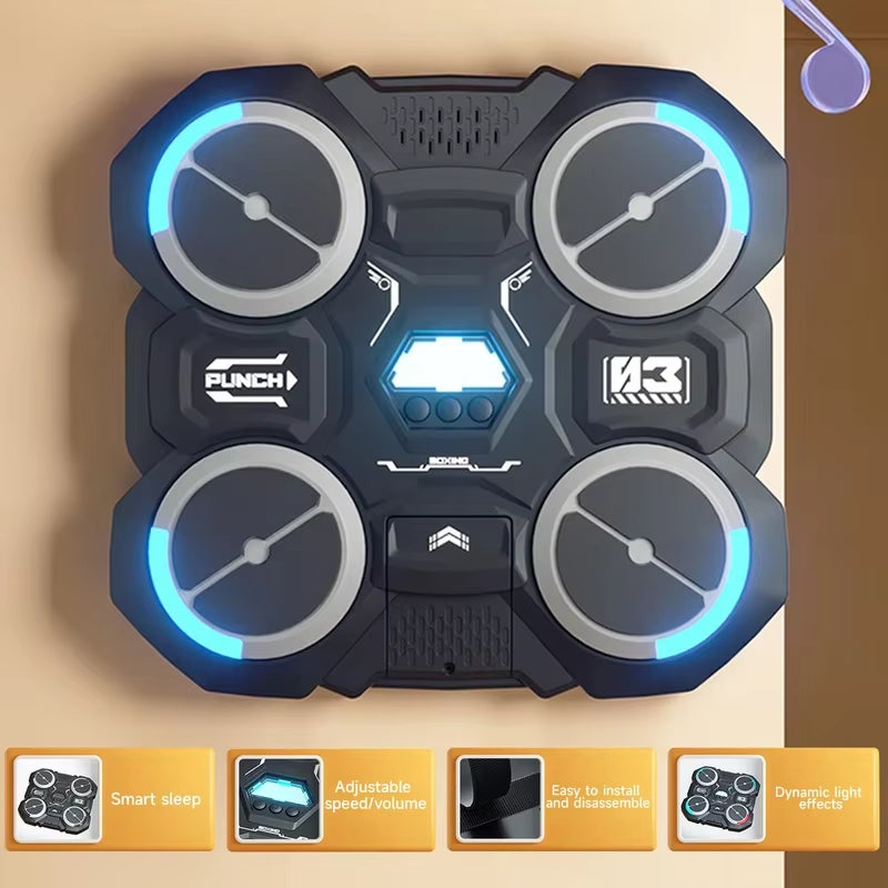 Smart Music Boxing Machine for Kids – Wall-Mounted Interactive Boxing Trainer Toy for Fitness & Stress Relief