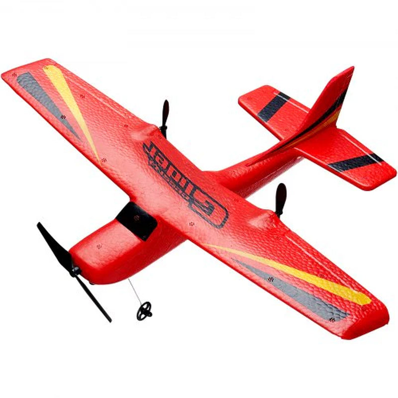 VEVOR RC Airplane Toy – EPP Foam Remote Control Plane with 2.4GHz Controller & 2 Rechargeable Batteries, Durable RC Aircraft for Kids & Beginners