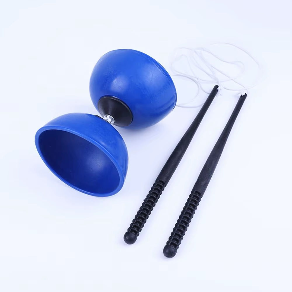 Soft Leather Chinese Diabolo Yo-Yo Toy – Sensory Training & Outdoor Play