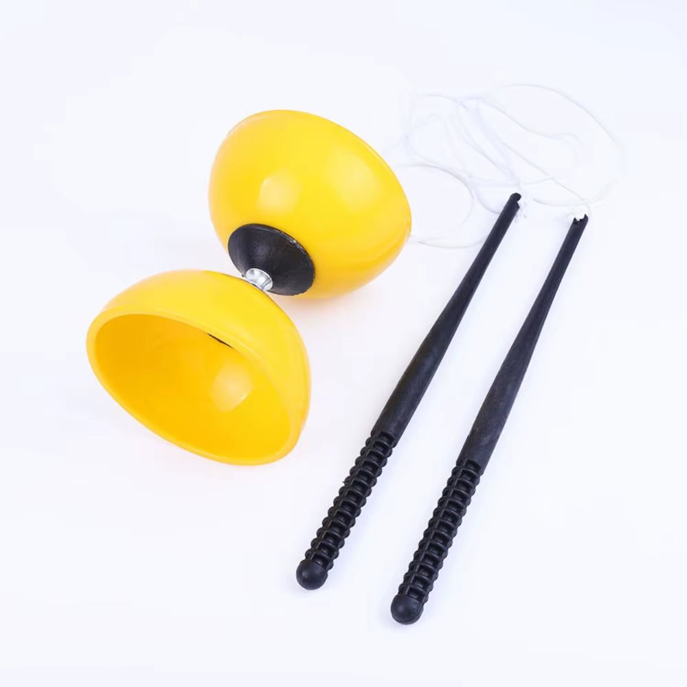 Soft Leather Chinese Diabolo Yo-Yo Toy – Sensory Training & Outdoor Play