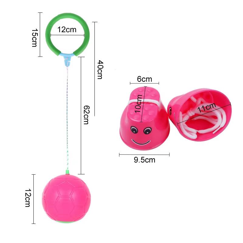 Classic Skip Ball Outdoor Toy – Fun Skipping Ball for Kids to Improve Balance, Coordination & Fitness