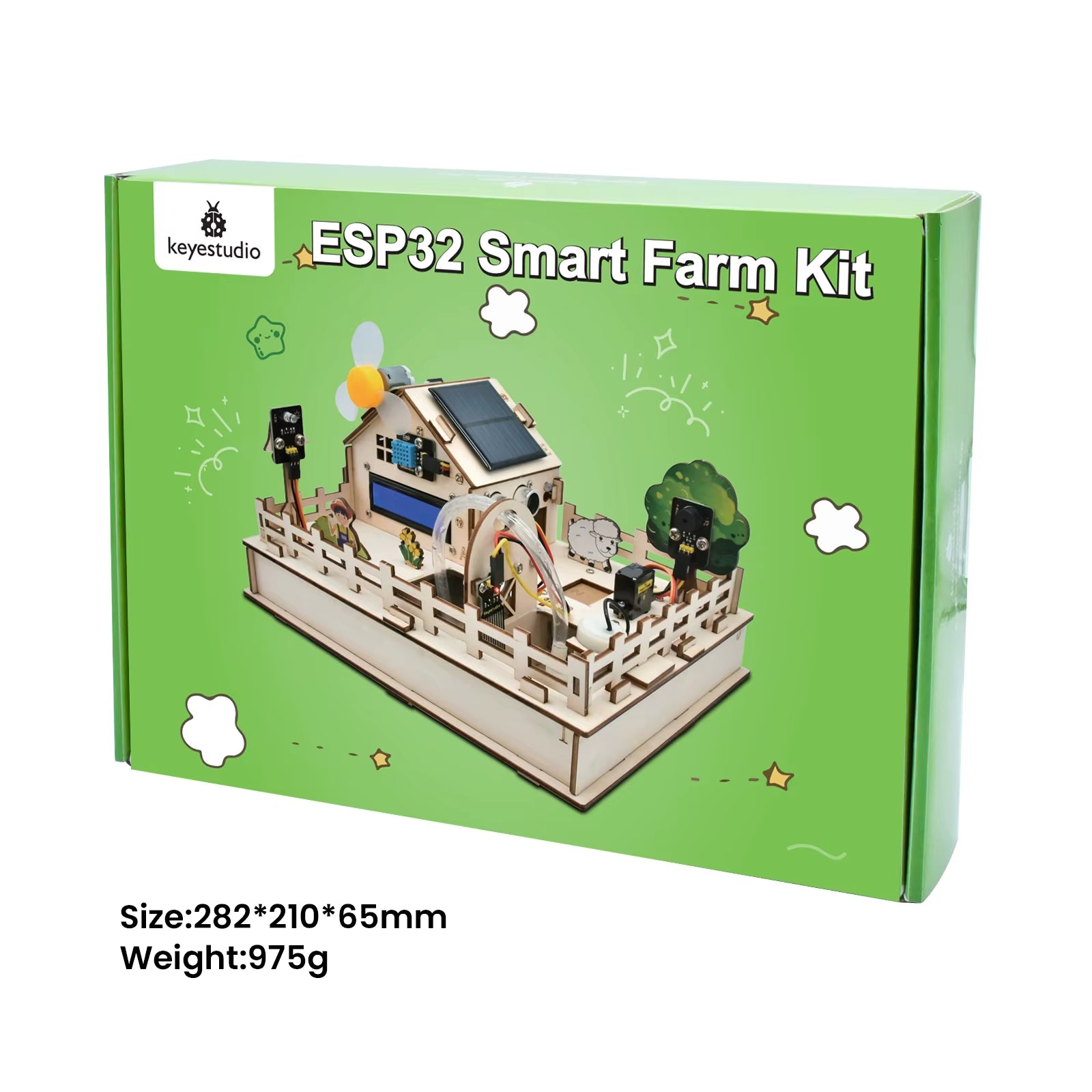 ESP32 Smart Farm IoT Kit – DIY Starter Kit with ESP32 Board for Arduino & Scratch 3.0 Graphical Programming