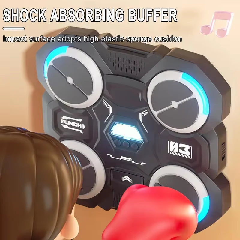 Smart Music Boxing Machine for Kids – Wall-Mounted Interactive Boxing Trainer Toy for Fitness & Stress Relief