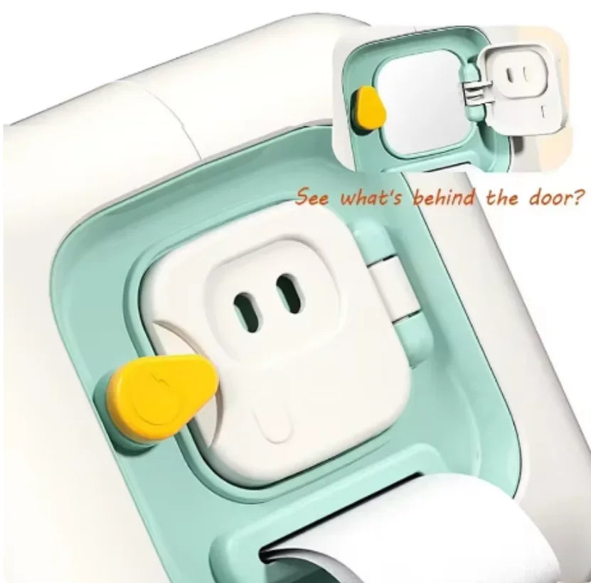 6-in-1 Montessori Busy Board Cube – Sensory Educational Toy for Babies and Toddlers