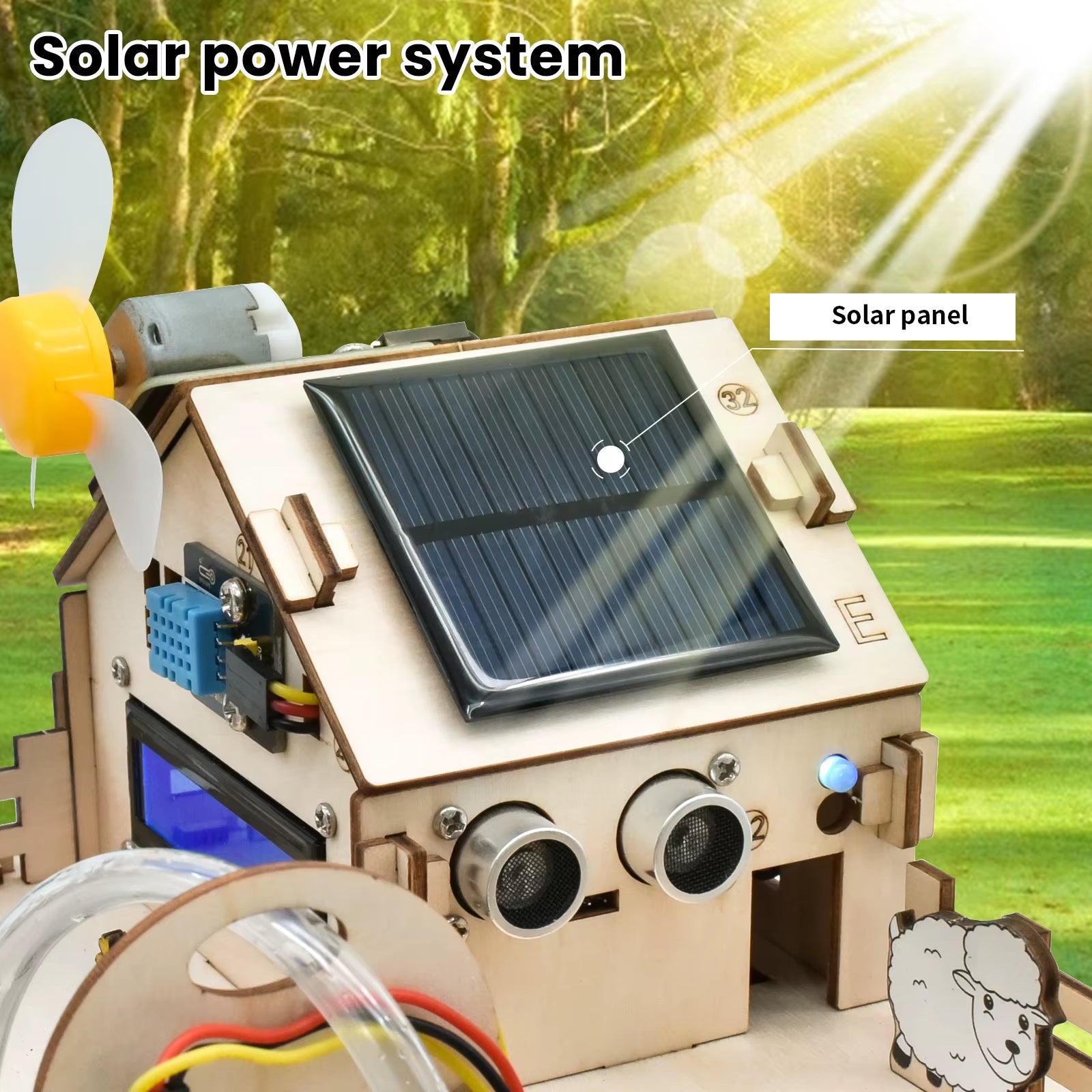 ESP32 Smart Farm IoT Kit – DIY Starter Kit with ESP32 Board for Arduino & Scratch 3.0 Graphical Programming