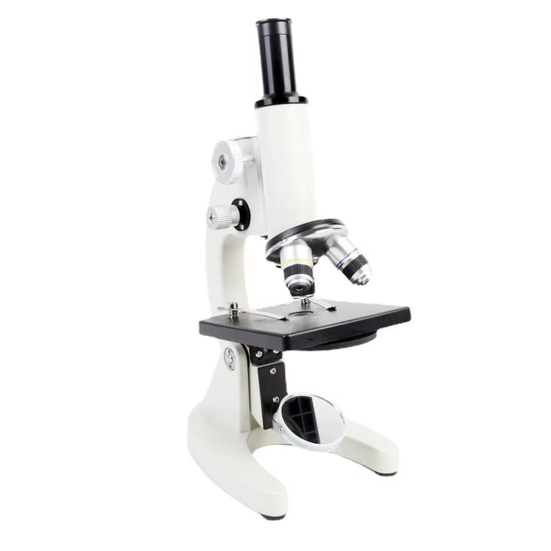 64X-2400X Compound Microscope for Kids and Adults – High-Power Student Microscope with Slides and LED Fill Light