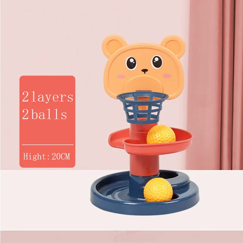 Montessori Rolling Ball Tower Stacking Toy