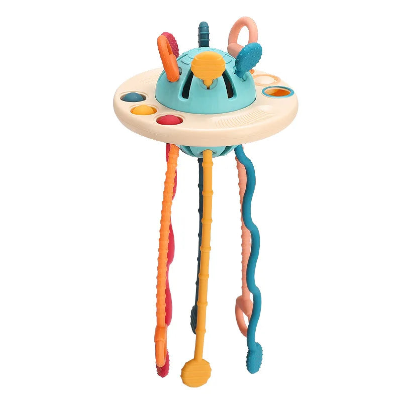 Montessori Silicone Pull String Sensory Toy