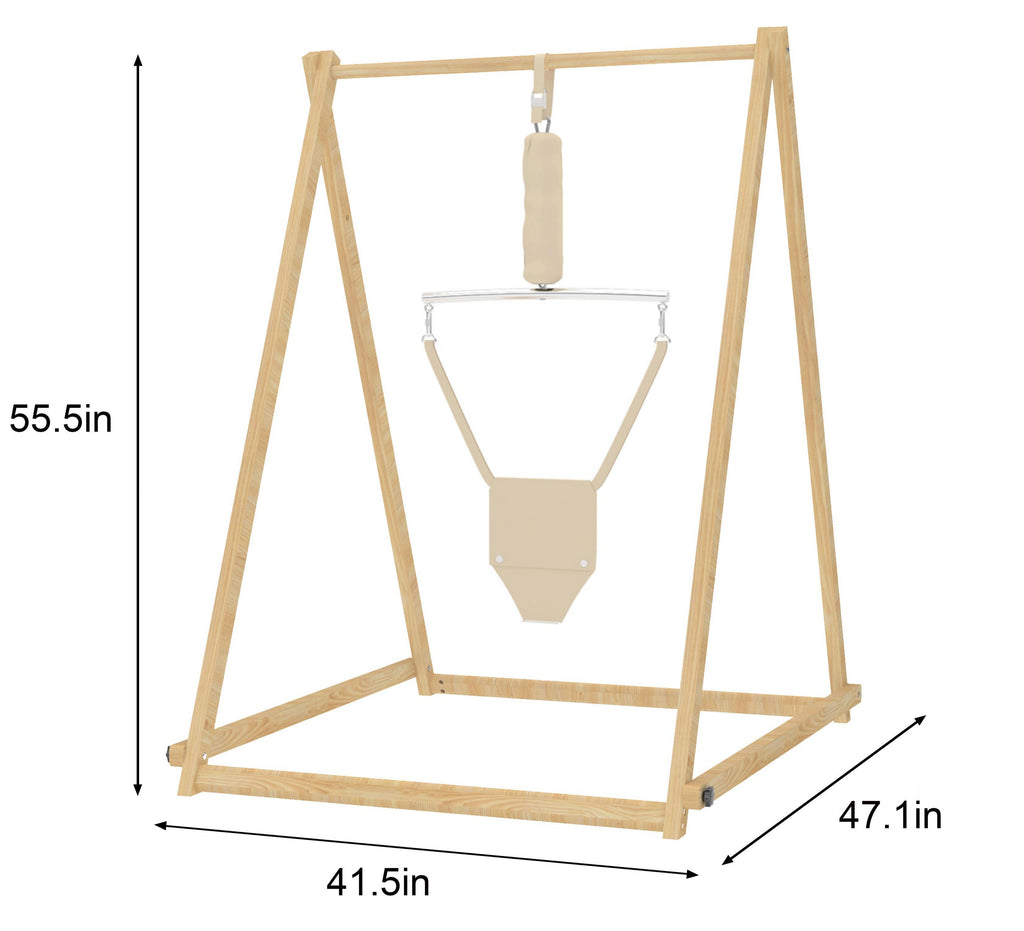Tulip Foldable Baby Bouncer – Lightweight & Portable Infant Seat with Safety Harness