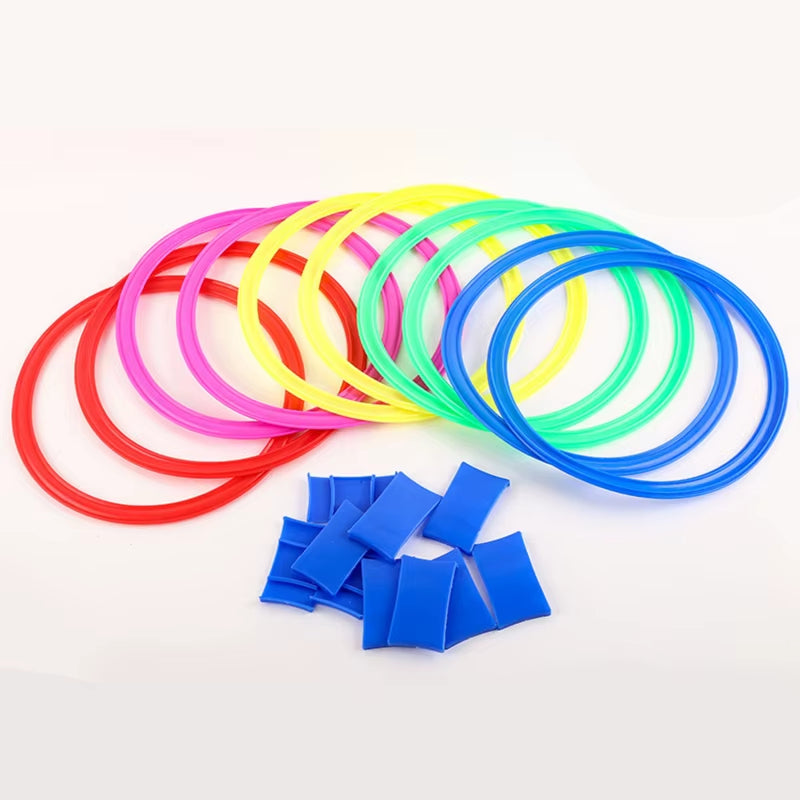 Kids Hopscotch Ring Set – Sensory Brain Game for Indoor & Outdoor Play, Sports Training, and Fun Learning