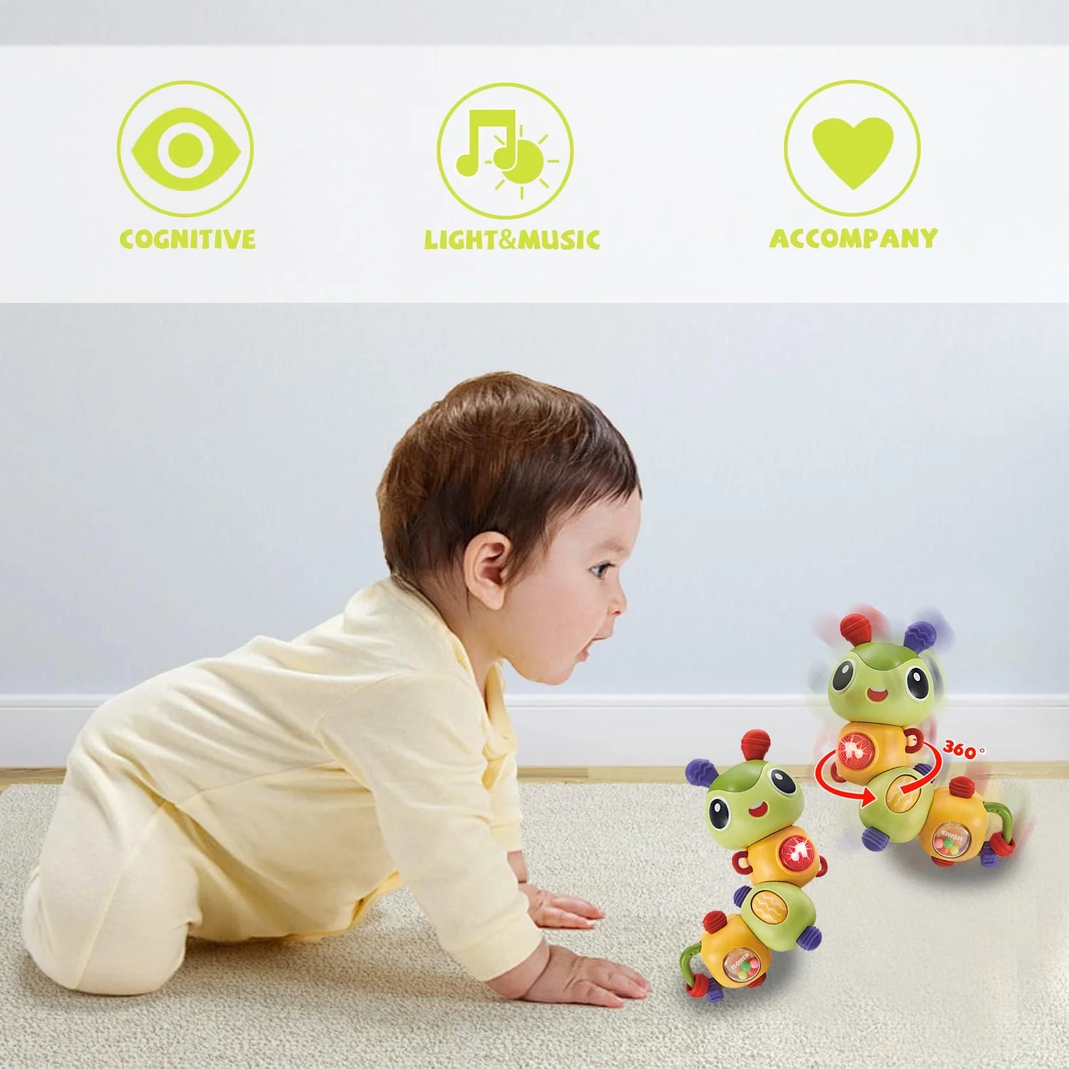 Musical Educational Toys for Toddlers 1-3 Years