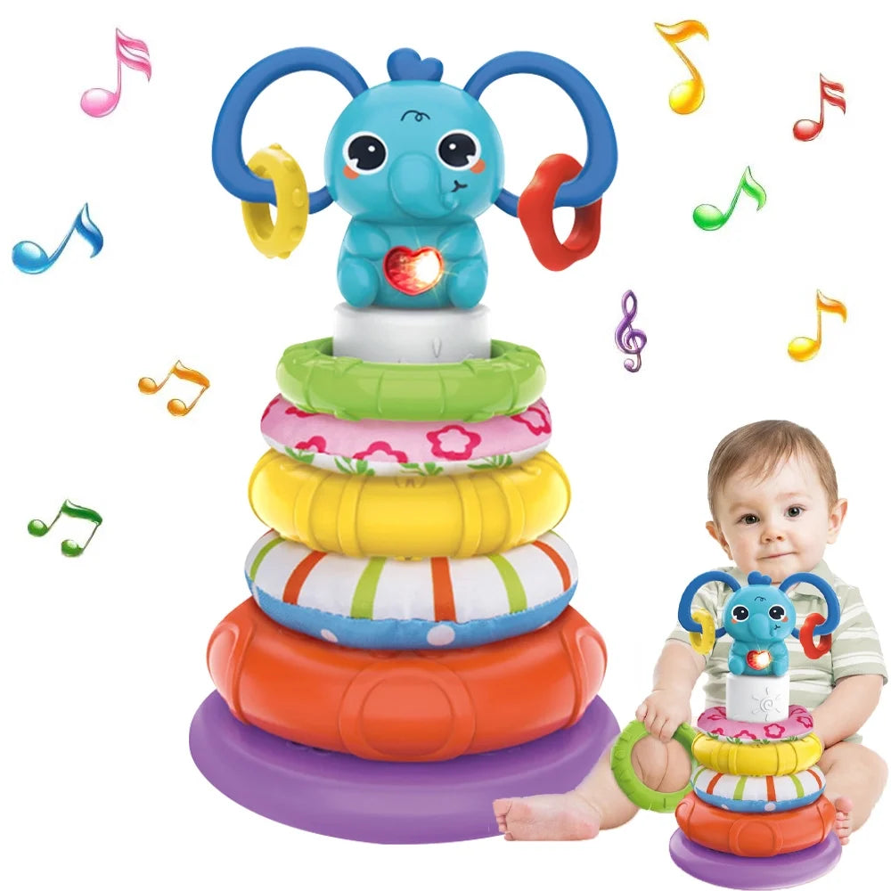 Shape Sorter Stacking Toy for Toddlers 1-3