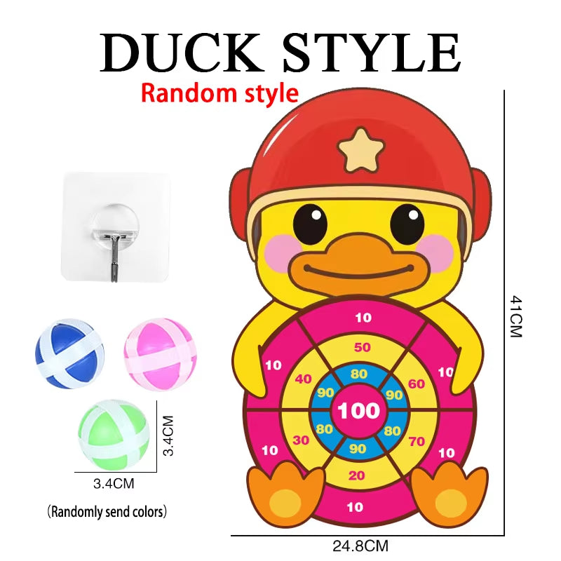 Montessori Dart Board Game for Kids – Indoor & Outdoor Sticky Ball Target Toy for Children Ages 4–6