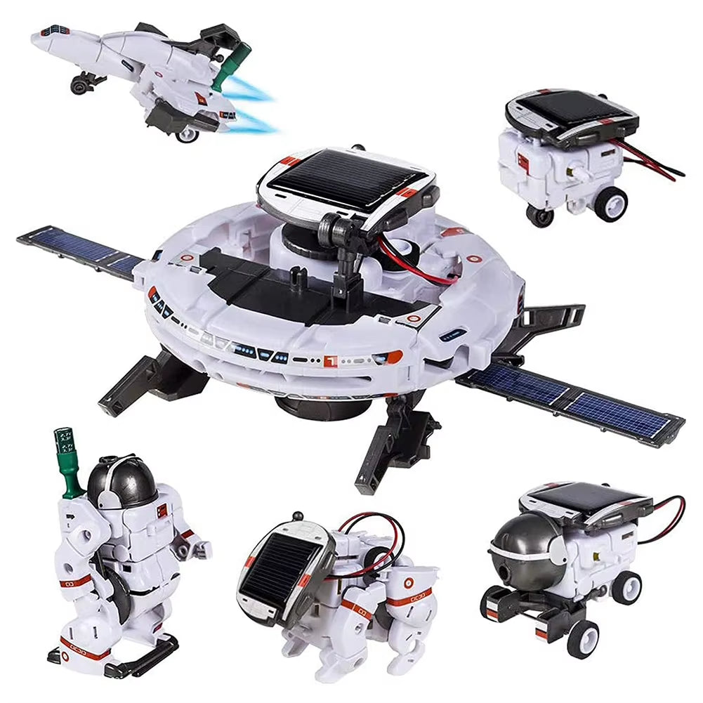 12-in-1 Solar Robot Kit for Kids – DIY Science Experiment & STEM Educational Toy Powered by Solar Energy