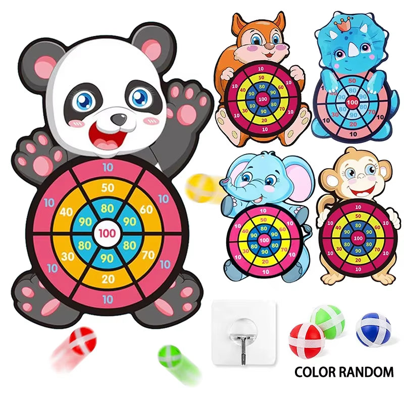 Montessori Dart Board Game for Kids – Indoor & Outdoor Sticky Ball Target Toy for Children Ages 4–6