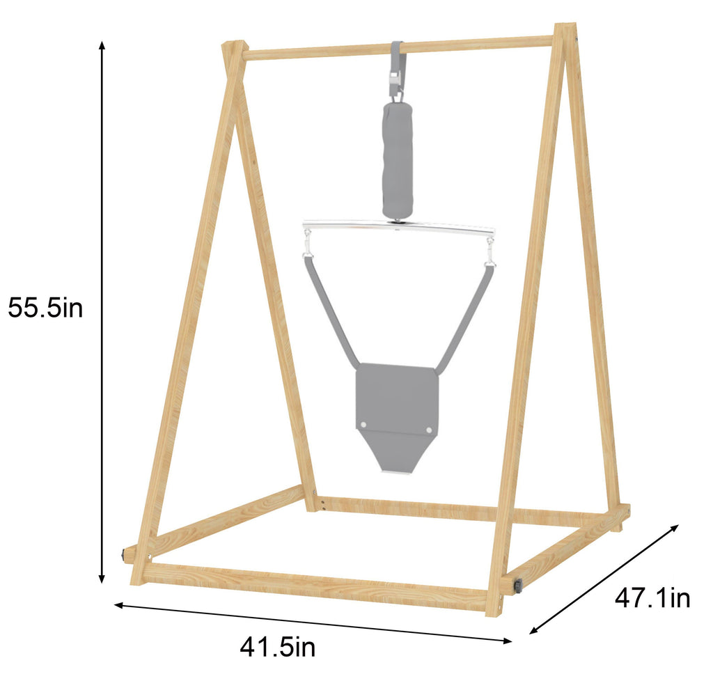 Tulip Foldable Baby Bouncer – Lightweight & Portable Infant Seat with Safety Harness