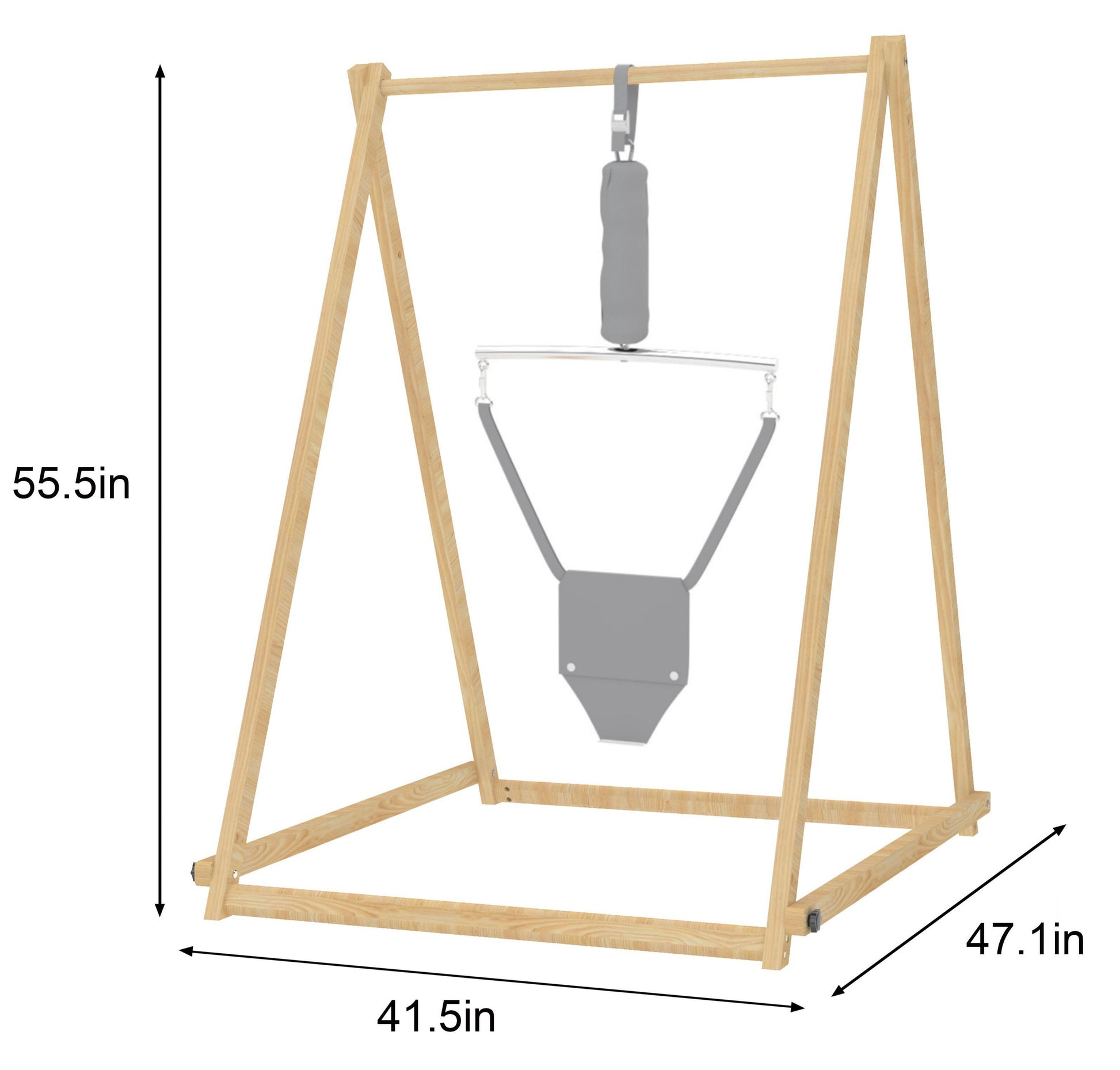 Tulip Foldable Baby Bouncer – Lightweight & Portable Infant Seat with Safety Harness