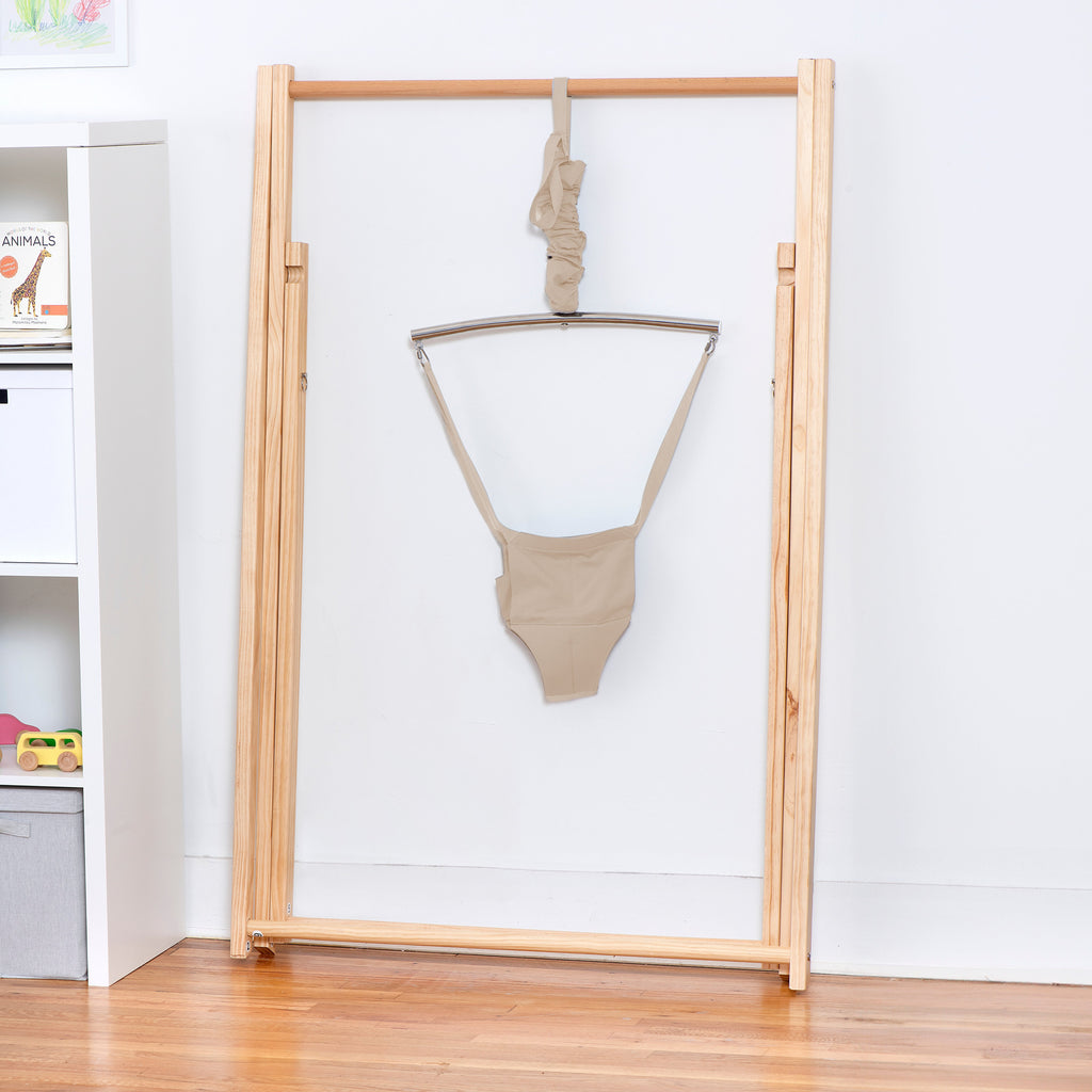 Tulip Foldable Baby Bouncer – Lightweight & Portable Infant Seat with Safety Harness